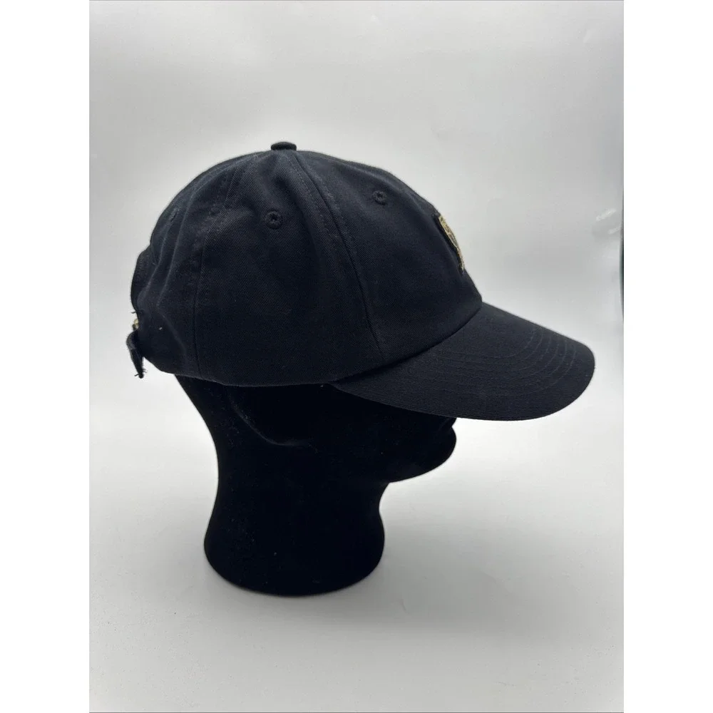 OVO October's Very Own Small Owl Logo Strapback Hat Black Gold